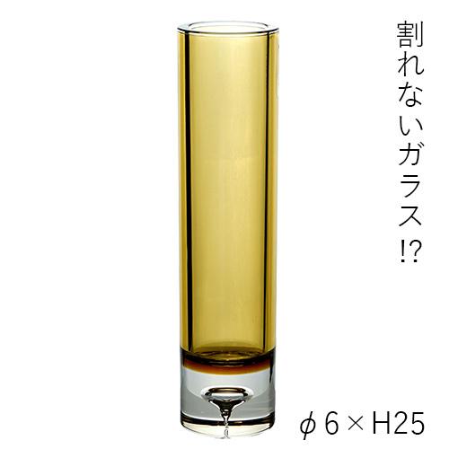 ハンマーグラス 割れない ガラス ポリカーボネート PVシリンダー ブラウン φ6xH25 花材 花器 | ブランド登録なし | 01