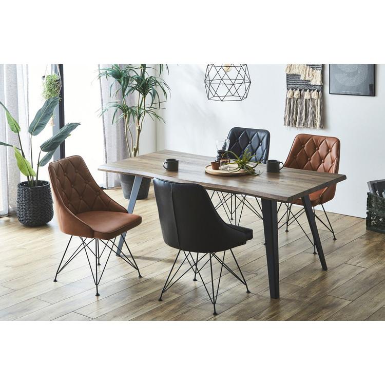 ダイニングテーブル 幅160cm 高さ72cm 単品 木目調 インテリア