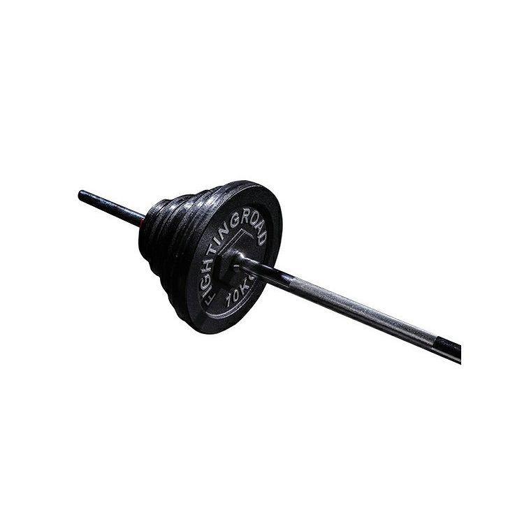 公式販売店 ファイティングロード バーベルセット 70kg プレート 10枚 バー シャフト ベンチプレス 自宅 女性 ファイティングロード 筋トレ トレーニング