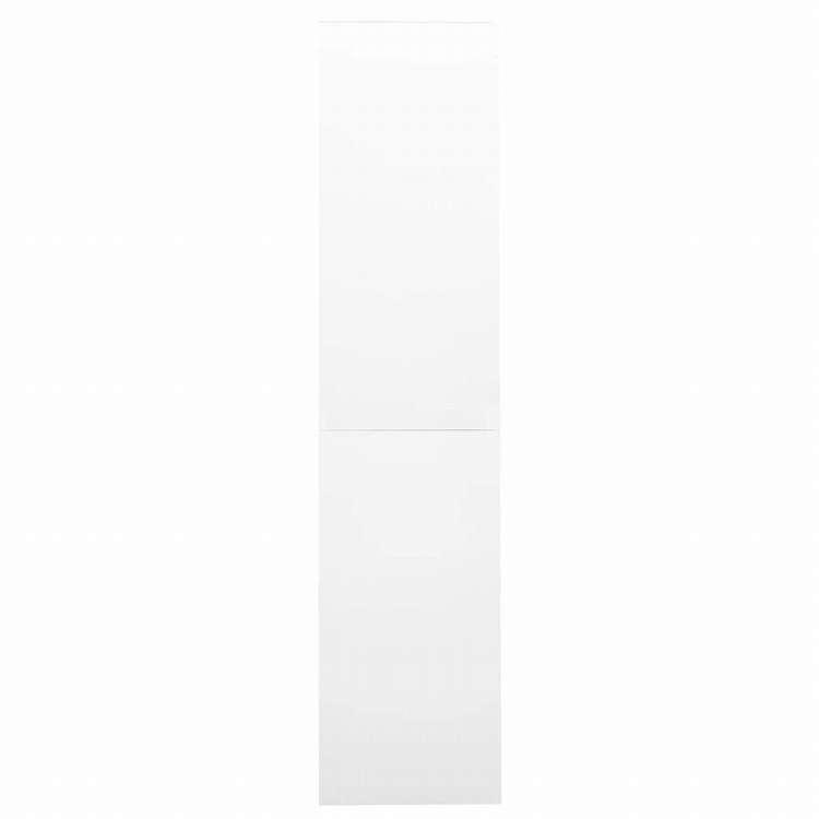 vidaXL オフィスキャビネット スライド式ドア付 ホワイト 90x40x180cm スチール製家具 キャビネット 収納 収納キャビネット・ロッカー 代引不可_4