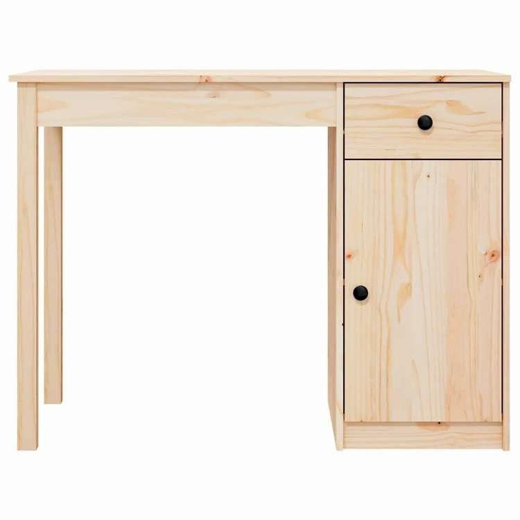 vidaXL デスク 100x50x75 cm 無垢材 パイン材 家具 オフィス家具 デスク 代引不可_5