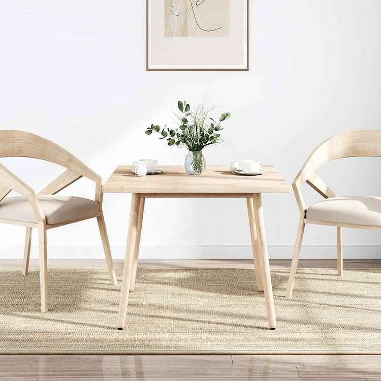 vidaXL テーブルトップ 70x70x2.5 cm 無垢材 パイン材 スクエア 家具 テーブル用品 テーブルトップ 代引不可_1