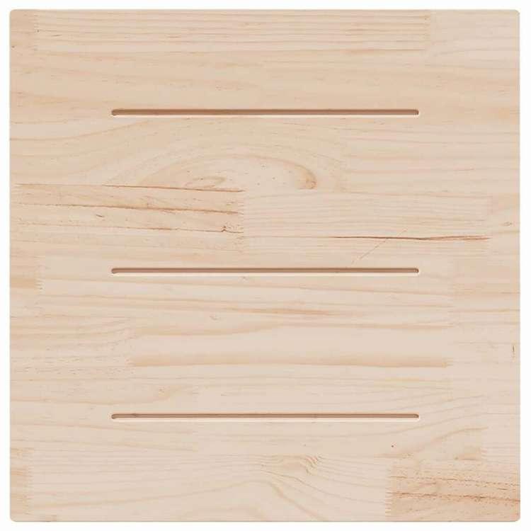 vidaXL テーブルトップ 70x70x2.5 cm 無垢材 パイン材 スクエア 家具 テーブル用品 テーブルトップ 代引不可_3