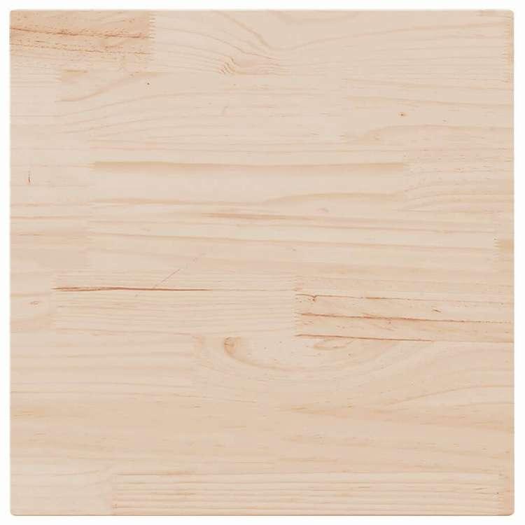 vidaXL テーブルトップ 70x70x2.5 cm 無垢材 パイン材 スクエア 家具 テーブル用品 テーブルトップ 代引不可_4