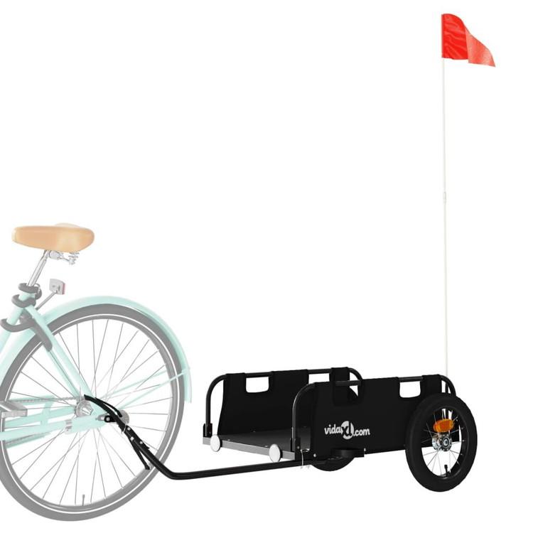 vidaXL 自転車用トレーラー ブラック 代引不可 : リコメン堂インテリア