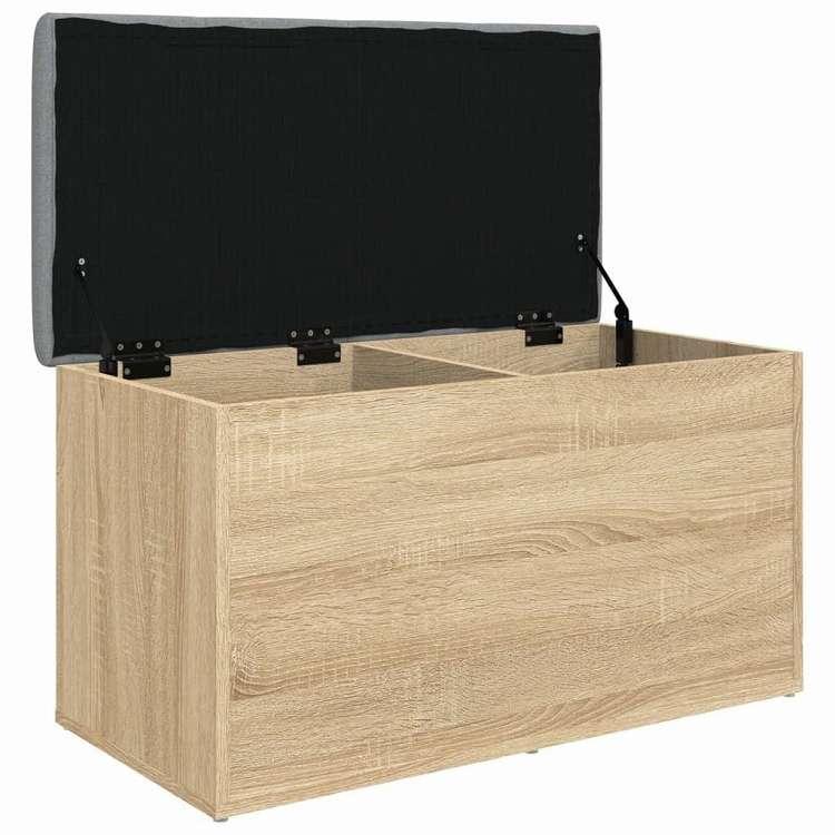 vidaXL 収納ベンチ ソノマオーク 82x42x45 cm エンジニアードウッド