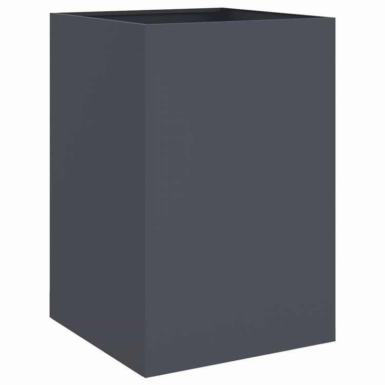 vidaXL プランター アントラシート 52x48x75cm スチール ホーム ガーデン 芝 ガーデン ガーデニング 鉢植え・プランター 代引不可_5