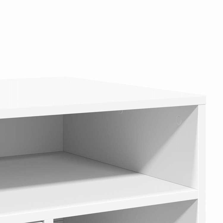 vidaXL プリンタースタンド キャスター付き ホワイト 60x50x67cm 電子機器 印刷・コピー・スキャン・ファックス Printer， Photocopier Fax Machine 代引不可_7
