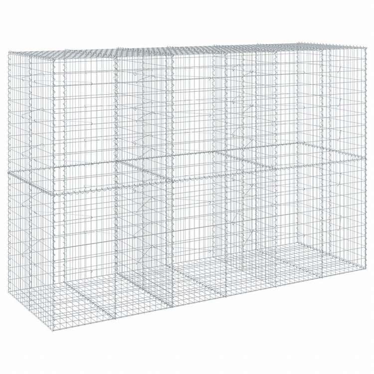 ブランド登録なし - vidaXL 蛇籠提げ篭 取りまかなう付き添い人 300x100x200糎 ジンクメッキ鉄介護ホーム 園庭 芝 園庭 ガーデニング 鉢植え・プランター 代引不可