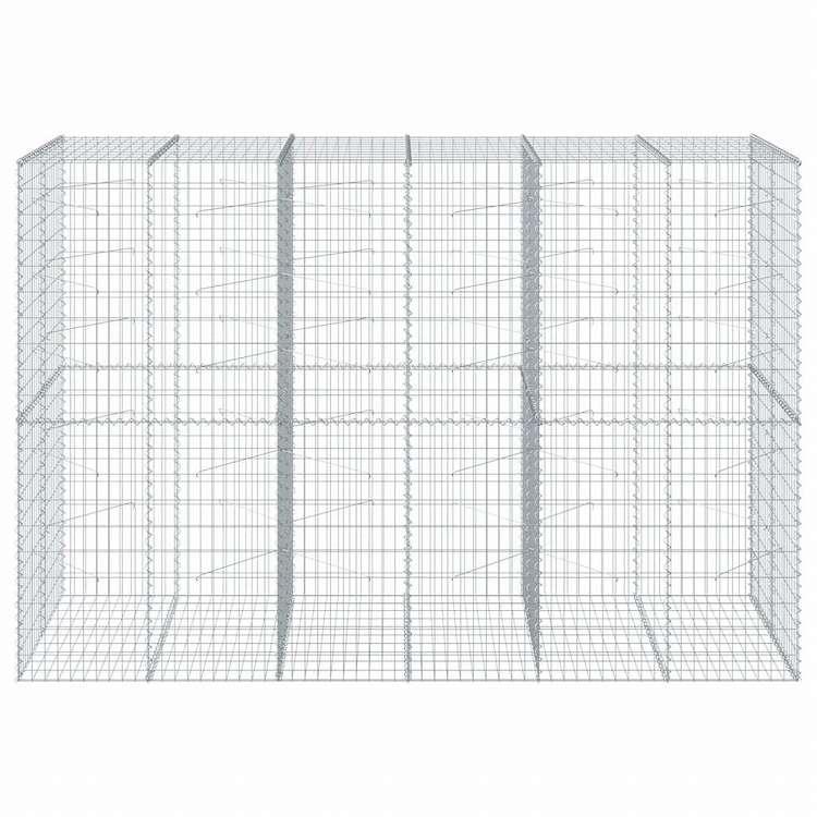 ブランド登録なし - vidaXL 蛇籠提げ篭 取りまかなう付き添い人 300x100x200糎 ジンクメッキ鉄介護ホーム 園庭 芝 園庭 ガーデニング 鉢植え・プランター 代引不可