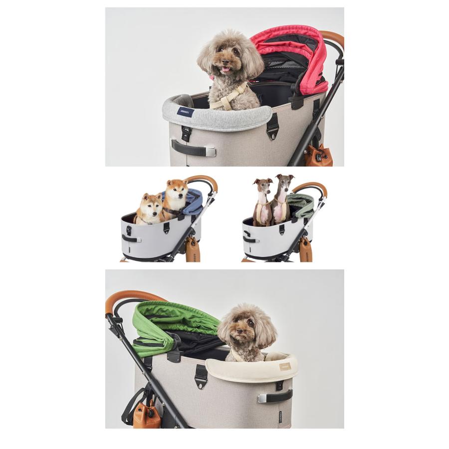 AIRBUGGY DOME3 ラージ ペットカート 犬用 キャリー コット着脱可 耐