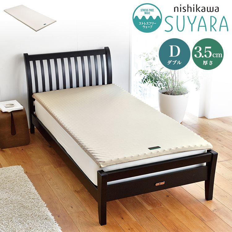 NABE様用　内寸　325×410 高さ160 UVカット3ミリ厚　底板黒 西川 マットレスパッド SUYARA ダブル 140×200 高反発 トッパー