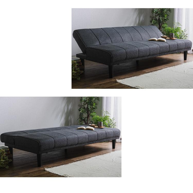 ソファベッド ソファーベッド 3人掛け 幅180 完成品 3P ファブリック