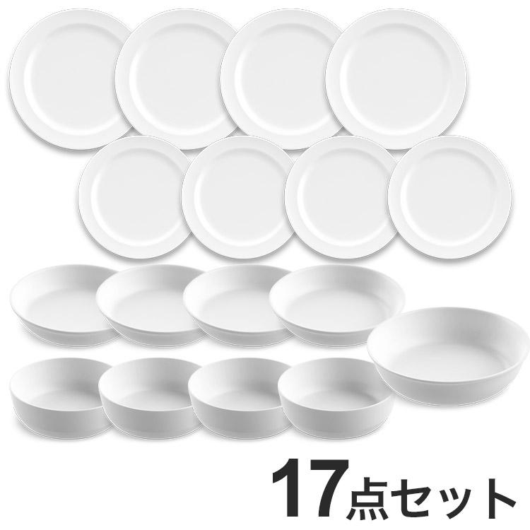 エッジマットホワイト 17点セット ターホン TarHong メラミン食器 割れ