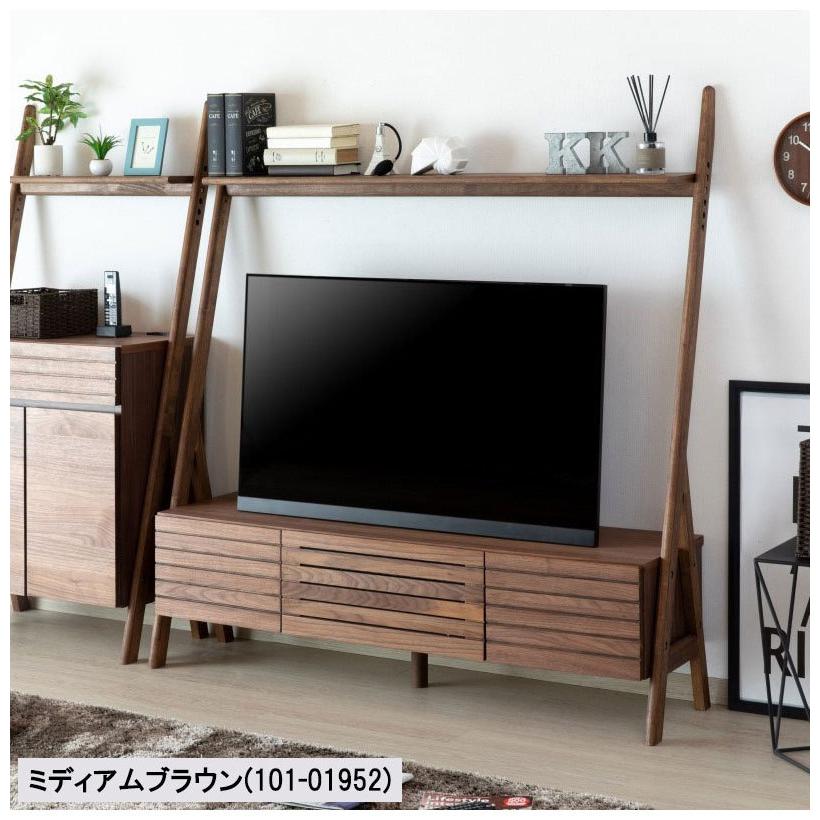 ISSEIKI テレビボード ミディアムブラウン 木製 ガラス扉付き 180cm 一生紀 【期間限定価格!】 幅180 テレビ台 テレビボード
