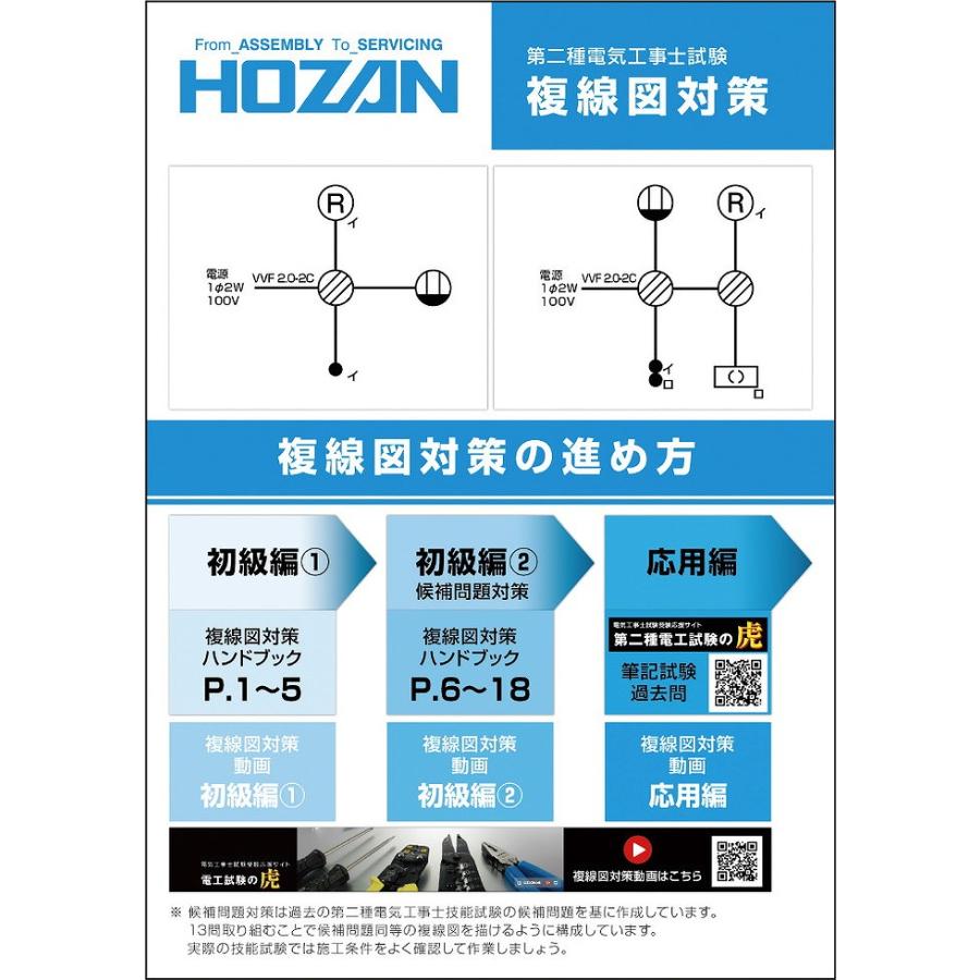 HOZAN ホーザン 複線図練習キット DK-210 代引不可｜rcmdse｜06