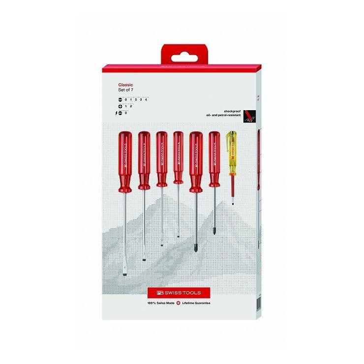 PB SWISS TOOLS ピービ―スイスツールズ 7本組 ドライバーセット