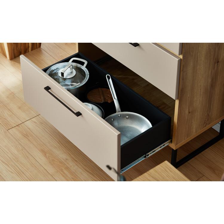 食器棚 幅80 キッチンボード ダイニングボード 日本製 カップボード