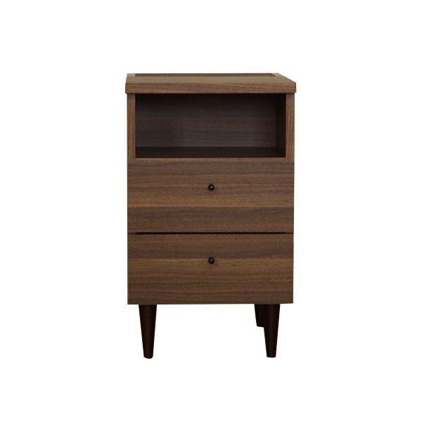 サイドテーブル ナイトテーブル 引き出し付き 脚付き シンプル 収納付き 収納テーブル 収納ワゴン LT-350 代引不可