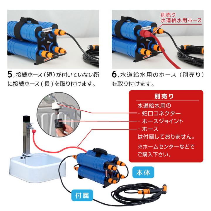 水シミ ZERO 純水器 洗車 水道に取り付けるだけで純水になる純水器