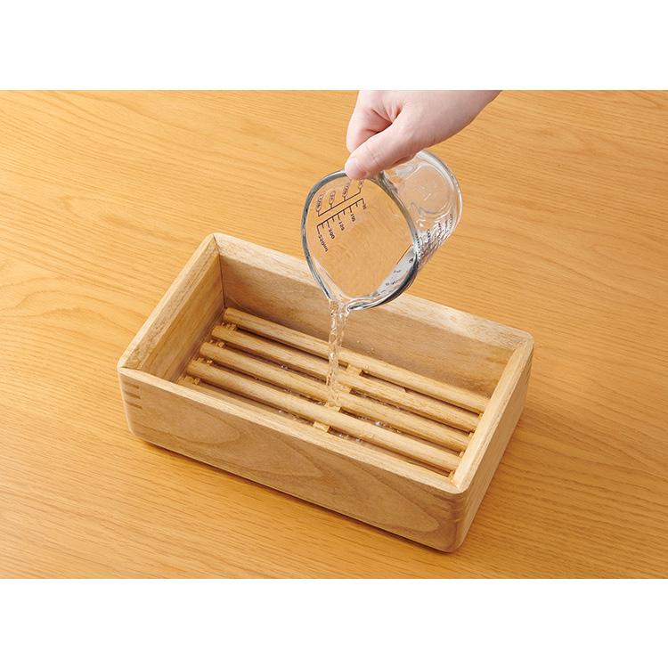 kirisai 日本製 桐のレンジでむし鉢 蒸し器 電子レンジ対応 蒸気で