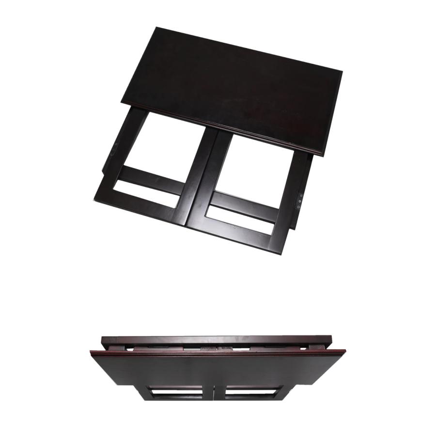 【未使用品】折りたたみ机　木製　総桐 Yahoo!オークション - 木製 桐 折り畳み机 和家具 完成品