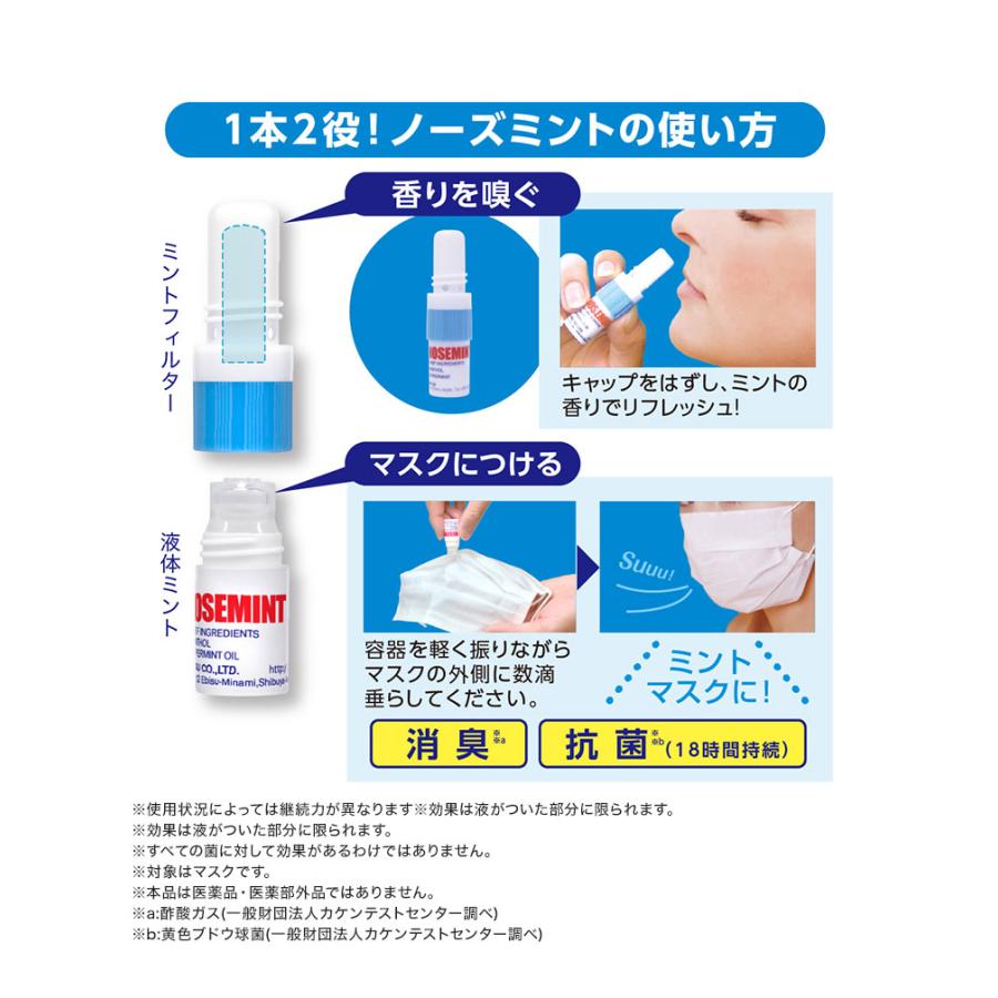 訳あり】 【箱破損特価】 ノーズミント NOSEMINT 2個セット 爽快