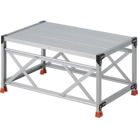 TRUSCO トラスコ 作業用踏台 1段 高サ0.5m 天板1000×600 TSF11065 組立品 組立設置不可 代引不可
