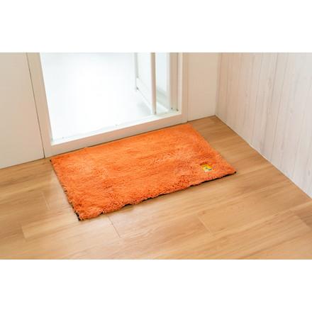 オカ 乾度良好Ag+バスマット90×120 オレンジ オカ 清掃 衛生用品 床材用品 バスマット 代引不可_1