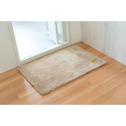 オカ 乾度良好Ag+バスマット70×100 ベージュ オカ 清掃 衛生用品 床材用品 バスマット 代引不可_1