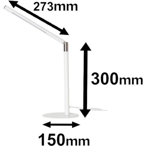 トーメ LEDデスクライト MTTABLEWH 工事 照明用品 工事 照明用品 作業灯 照明用品 電気スタンド 代引不可_1