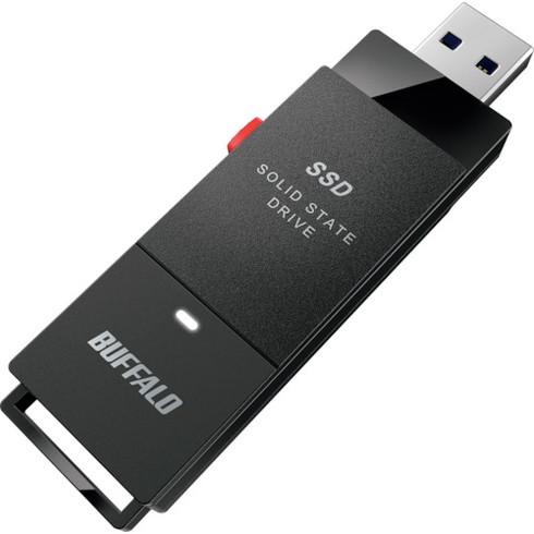 バッファロー PC対応 USB3.2 Gen2 TV録画 スティック型SSD 2TB 
