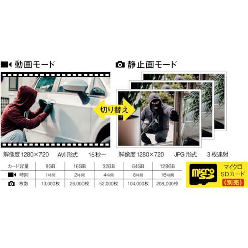 ライテックス 乾電池式ドコデモセンサーカメラ CBT7000 環境改善用品 環境改善用品 防災 防犯用品 防犯用カメラ 代引不可_6