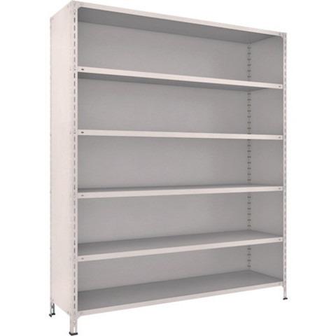 TRUSCO トラスコ 軽量棚背板・側板付 W1800XD450X2100 6段 ネオグレー 76X26 組立品 組立設置不可 代引不可