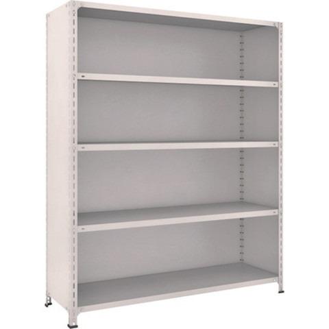 TRUSCO トラスコ 軽量棚背板・側板付 W1500X450XH1800 5段 ネオグレー 65X25 組立品 組立設置不可 代引不可