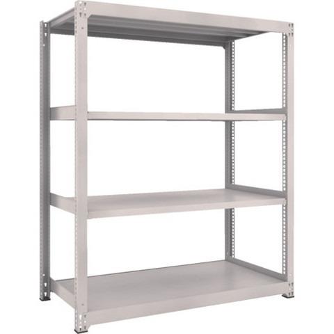 ブランド登録なし - TRUSCO トラスコ M3型中量棚 1500X721XH1800 4段 単体 ネオ薄墨色 M36574 精神的な統合品 精神的な統合据えつける不可 代引不可 ラック、シェルフ、本棚-家具、インテリア
