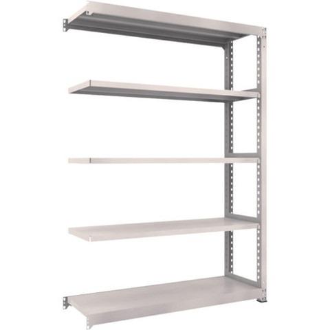 TRUSCO トラスコ M3型中量棚 1500X471XH2100 5段 連結 ネオグレー M37555B 組立品 組立設置不可 代引不可