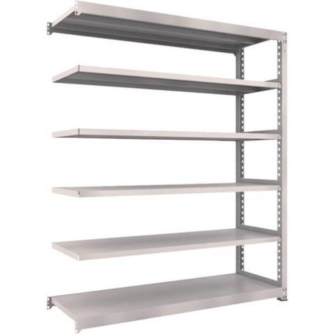 TRUSCO トラスコ M3型中量棚 1800X571XH2100 6段 連結 ネオグレー M37666B 組立品 組立設置不可 代引不可