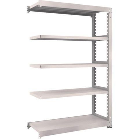 TRUSCO トラスコ M5型中量棚 1200X471XH1800 5段 連結 ネオグレー M56455B 組立品 組立設置不可 代引不可