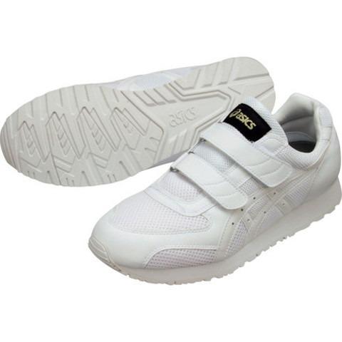 アシックス 静電気帯電防止靴 ウィンジョブ351 ホワイト×ホワイト 24.0cm FIE351.010124.0 代引不可｜rcmdse