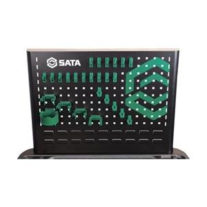 SATA 7段ローラーキャビネット 黒 SATA社 手作業工具 工具セット キャビネットタイプ A95107-BL 代引不可_6