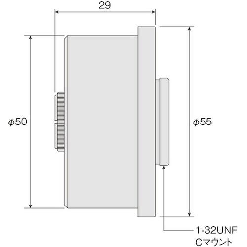 HOZAN CCDカメラ レンズノミ L-802-2 ホーザン 株 光学・精密測定機器 顕微鏡 代引不可_1