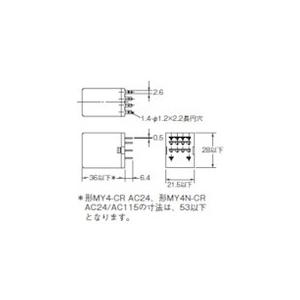 OMRON ミニパワーリレー MY4NDC24 電子機器 電子機器 電気 電子部品 制御機器 コントローラー 代引不可｜rcmdse｜03