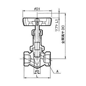 Fujikin 黄銅製ニードルバルブ3/4B DH12ER 空圧用品 流体継手 チューブ ニードルバルブ 代引不可_2
