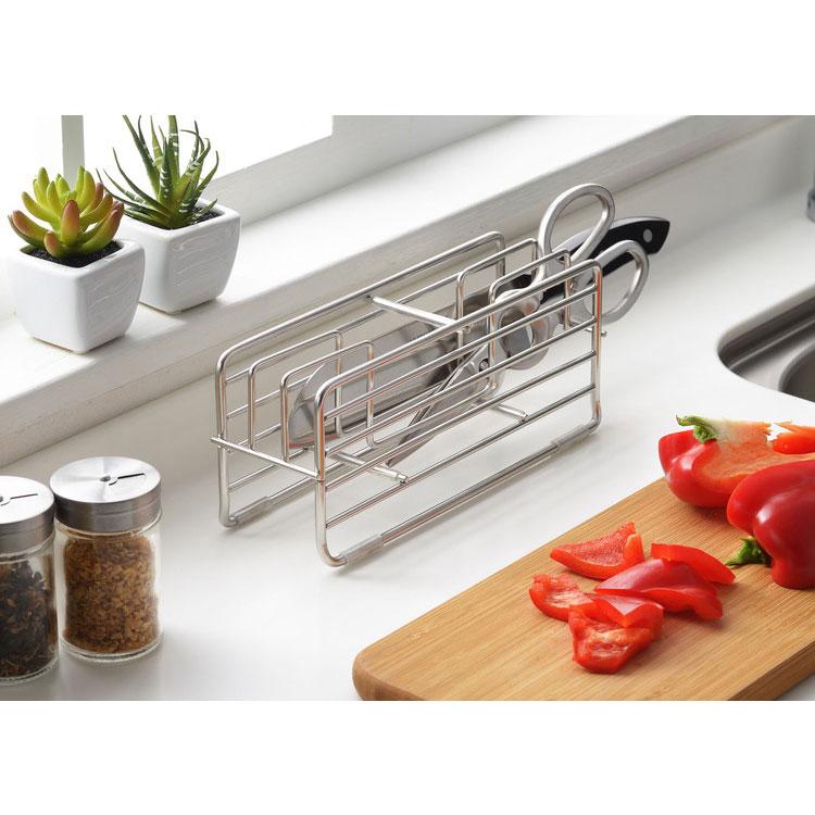 ヨシカワ 日本製 燕三条 Hi 横置き包丁スタンド ナイフスタンド 包丁