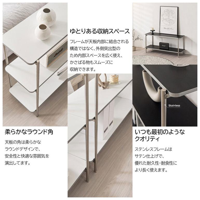 roomnhome イージー ラック オープンシェルフ 幅80 ステンレス