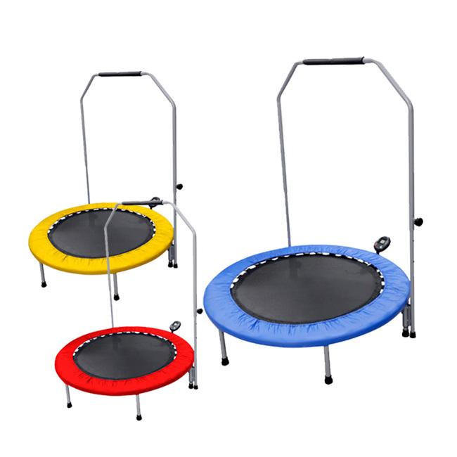 柔らかい 手すり付き トランポリン 折りたたみ 大型 102cm 40インチ 耐荷重100kg ダイエット エクササイズ 有酸素運動 室内 家庭用 子供用 値引 Neighborhauls Com