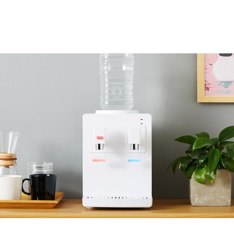 卓上 ウォーターサーバー ペットボトル対応 プッシュ式 温水 冷水