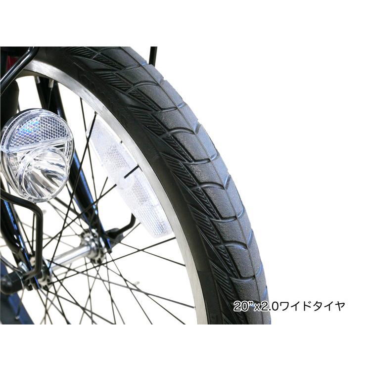 CHACLE エアレスワイド Belvedere 20インチ 外装6段 自転車 シマノ 6段