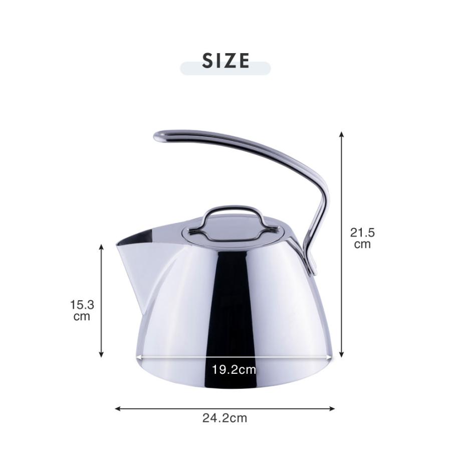 宮崎製作所 ジオ・プロダクト ケトル2.5L やかん お茶 コーヒー IH対応 